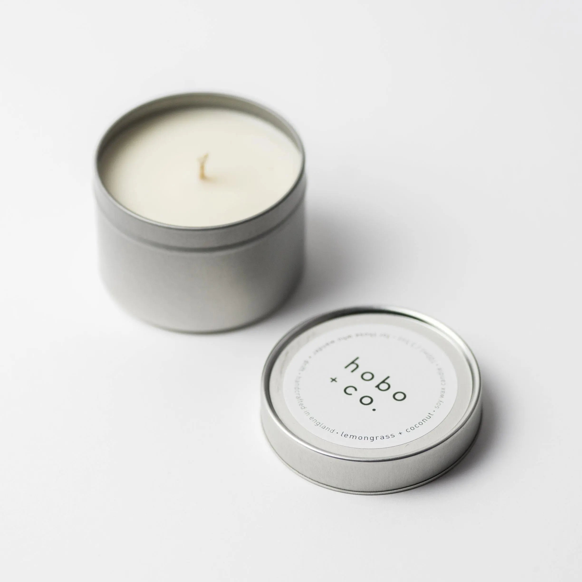 Travel Size Lemongrass and Coconut Candle - Image 3