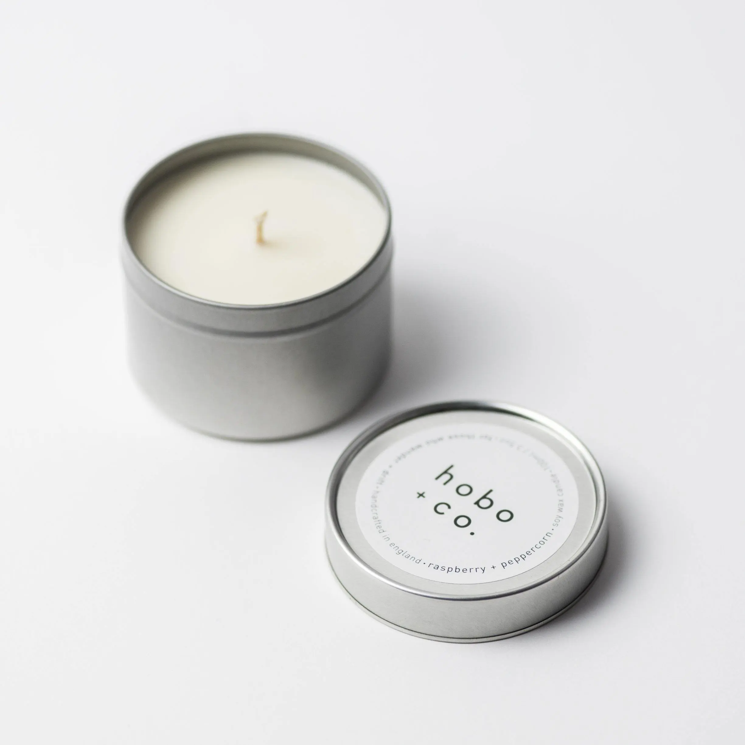Travel Size Raspberry and Peppercorn Candle - Image 3