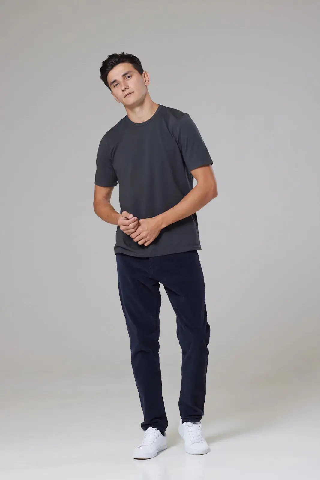Trueman T-Shirt - Grey - Image 4