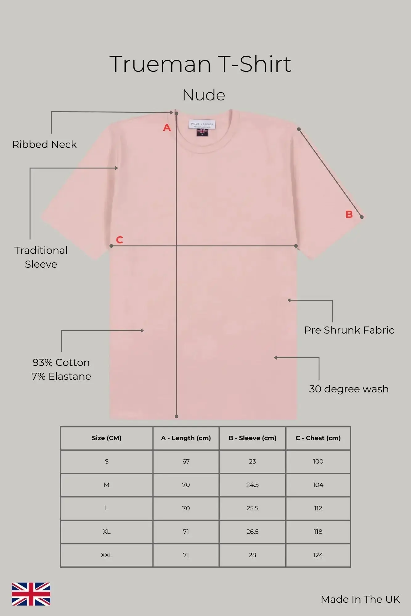 Trueman T-Shirt - Nude - Image 2