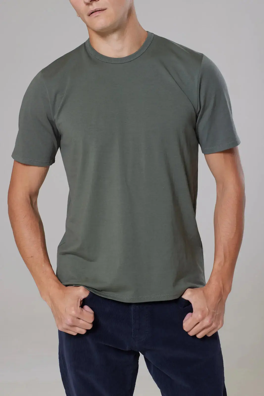 Trueman T-Shirt - Olive - Image 3