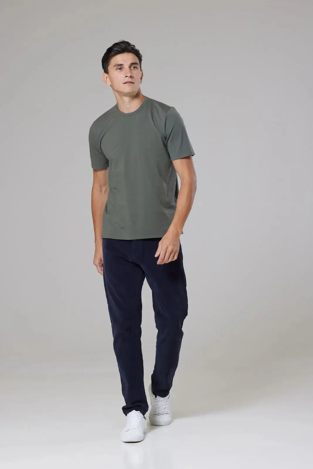 Trueman T-Shirt - Olive - Image 4