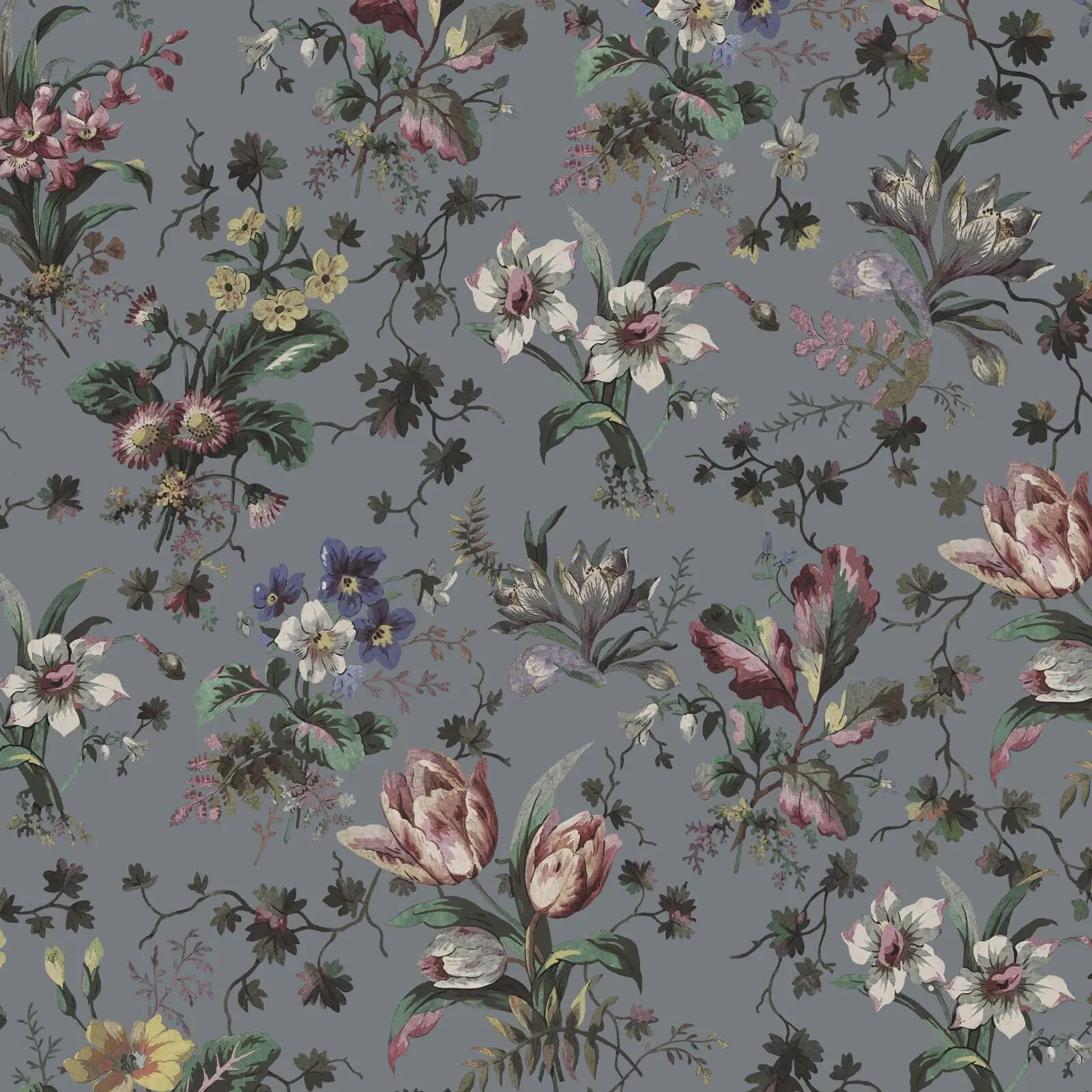 TULIPA Wallpaper - Pewter
