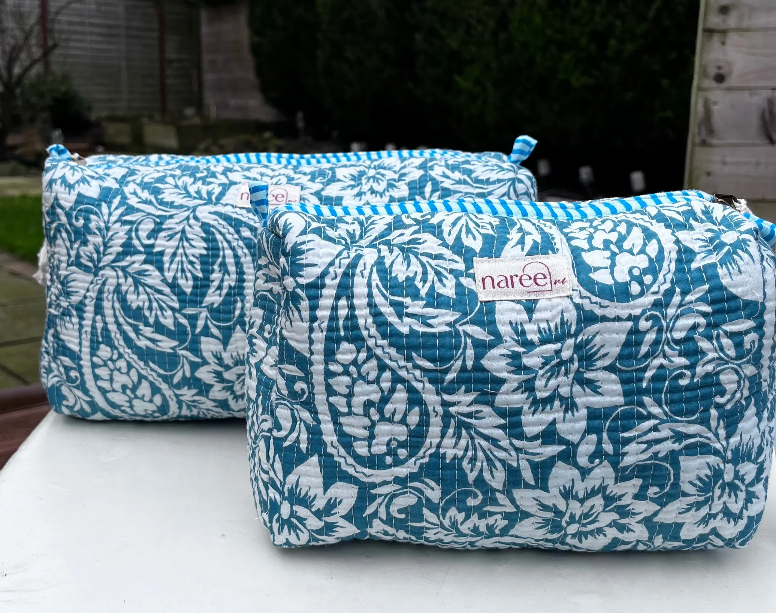 Tulsi Quilted Make Up Bag - Image 4