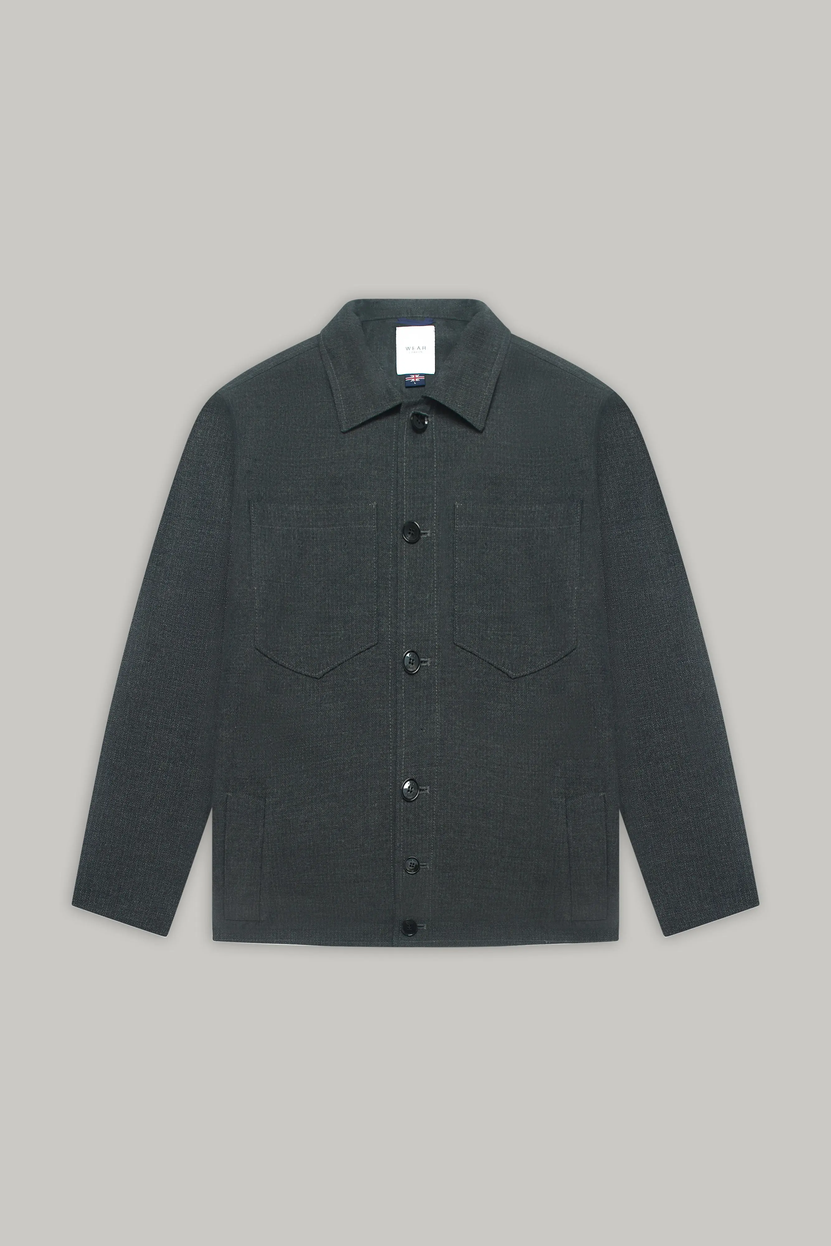 Turner Shacket - Grey Vigevano