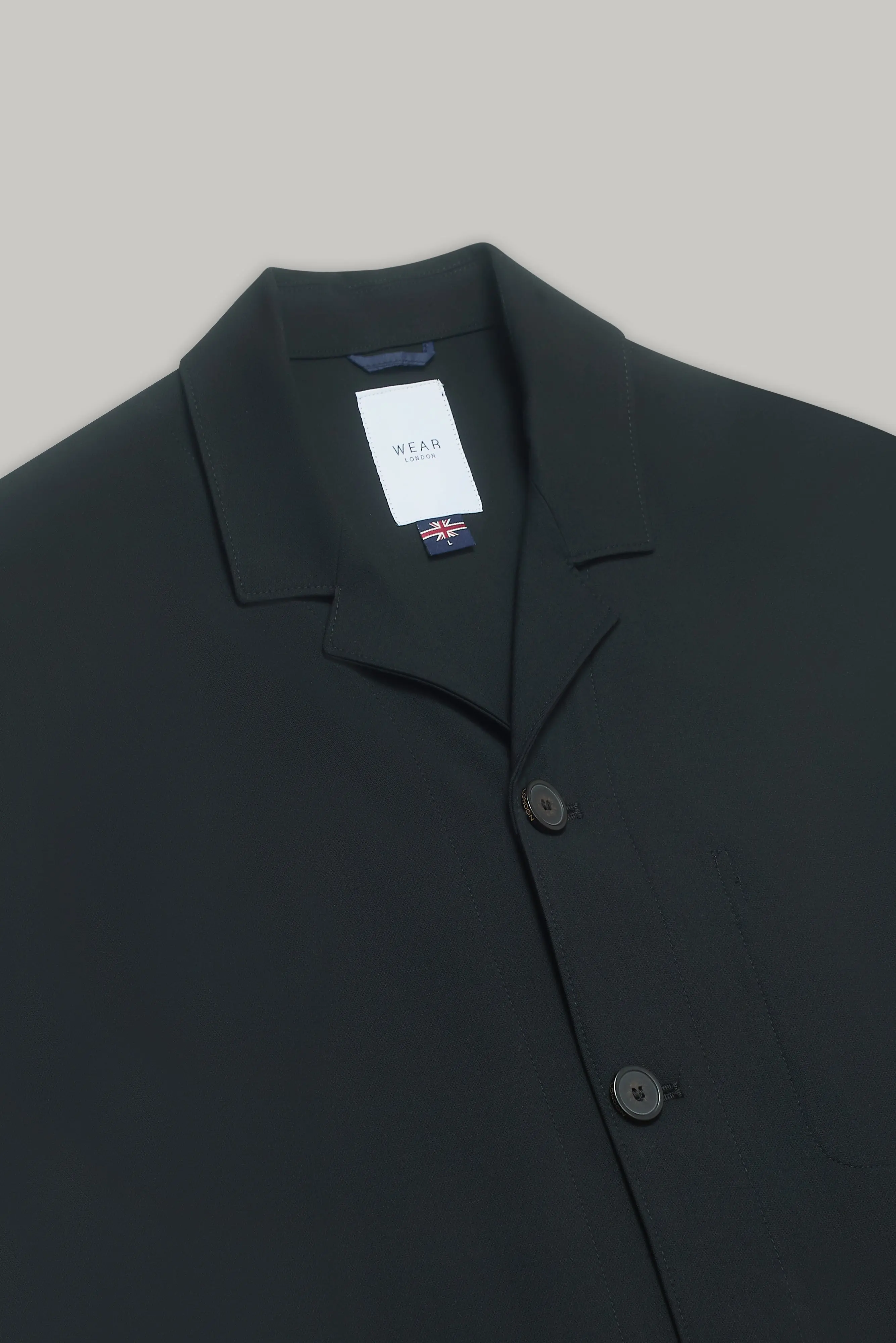 Tuxford Casual Blazer - Black Suiting - Image 3