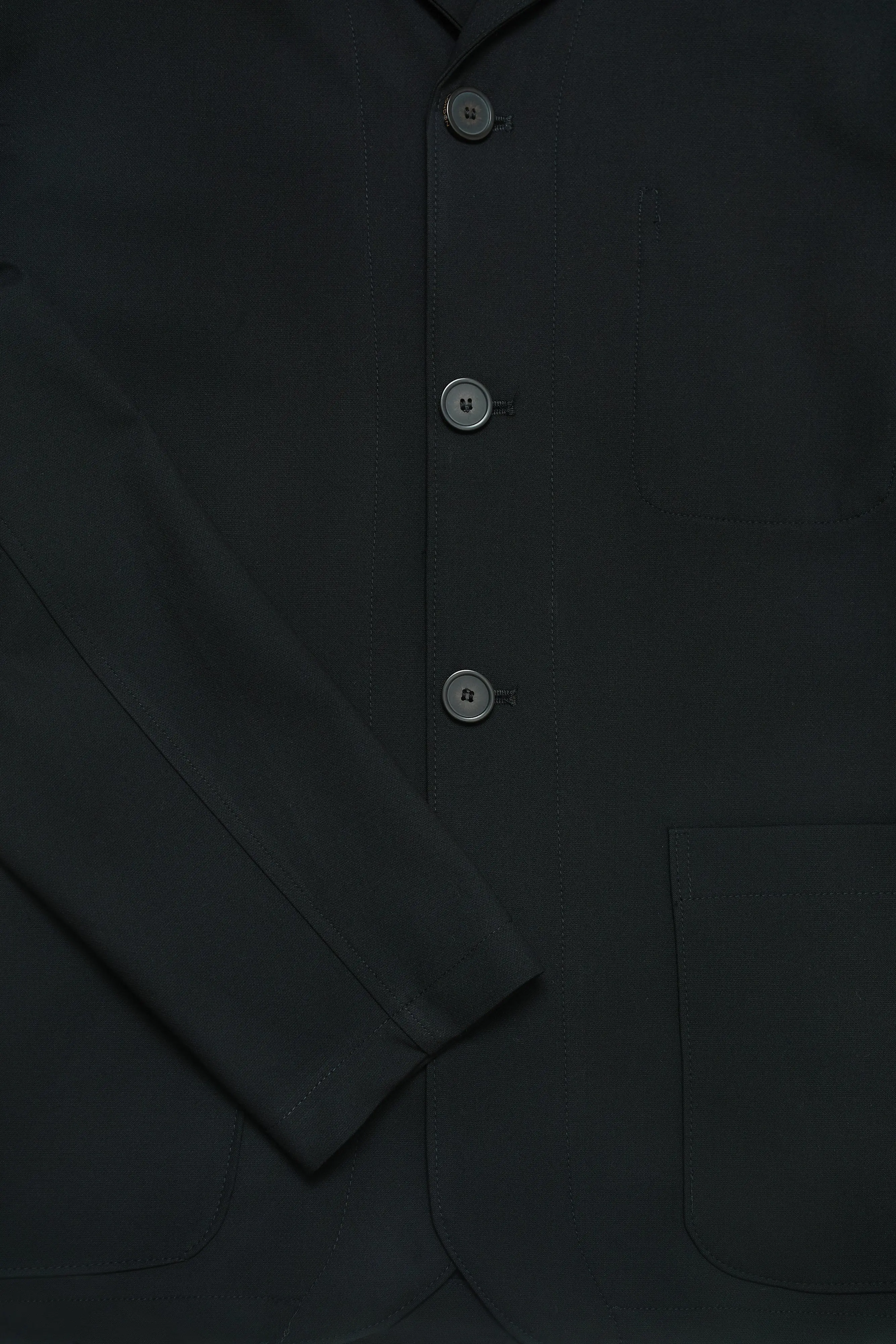 Tuxford Casual Blazer - Black Suiting - Image 4