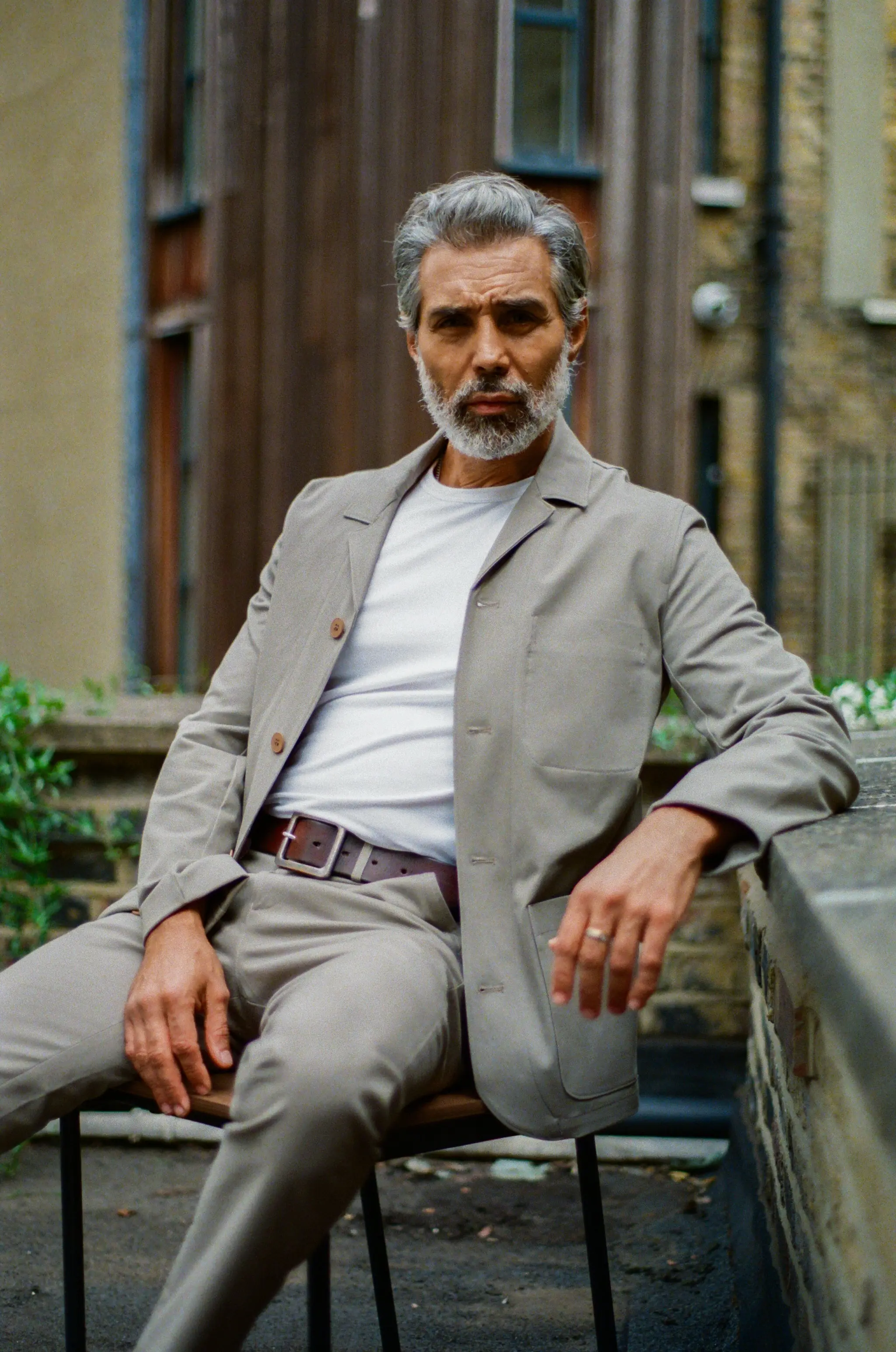 Tuxford Casual Blazer - Mushroom Comfort Stretch