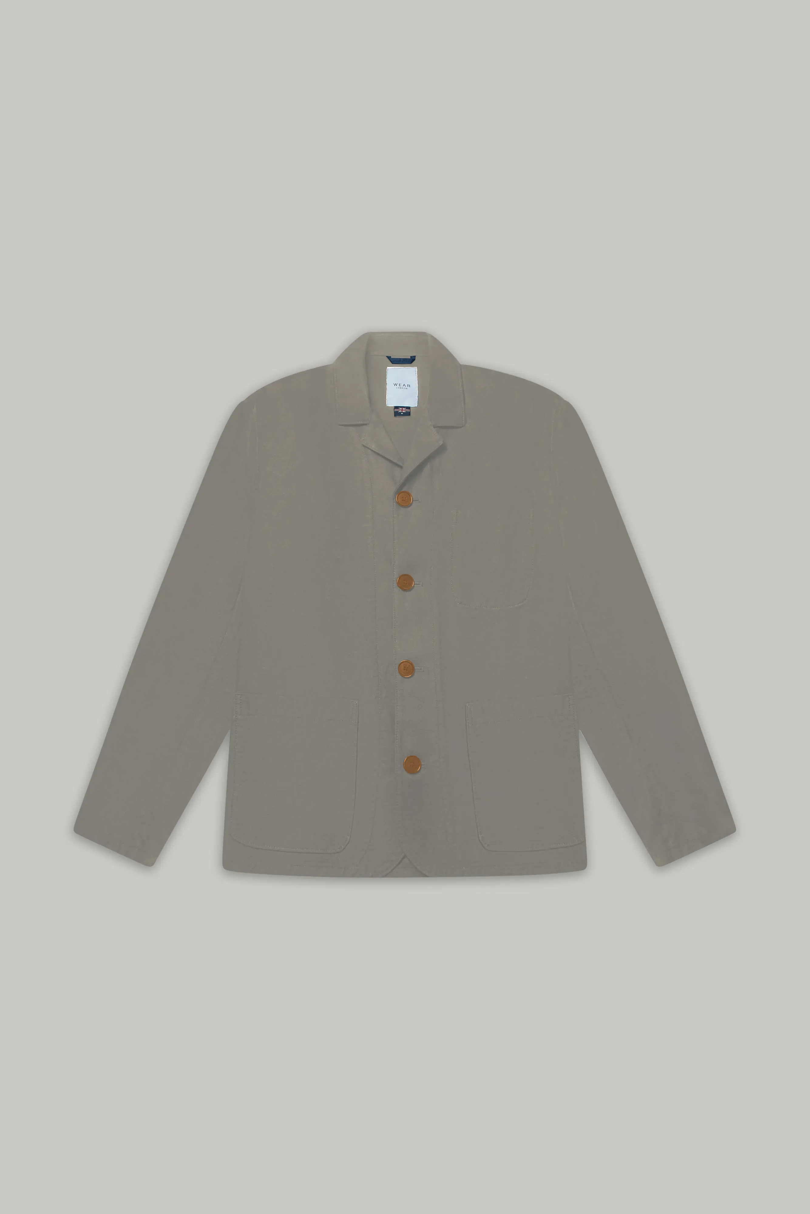 Tuxford Casual Blazer - Mushroom Comfort Stretch - Image 2