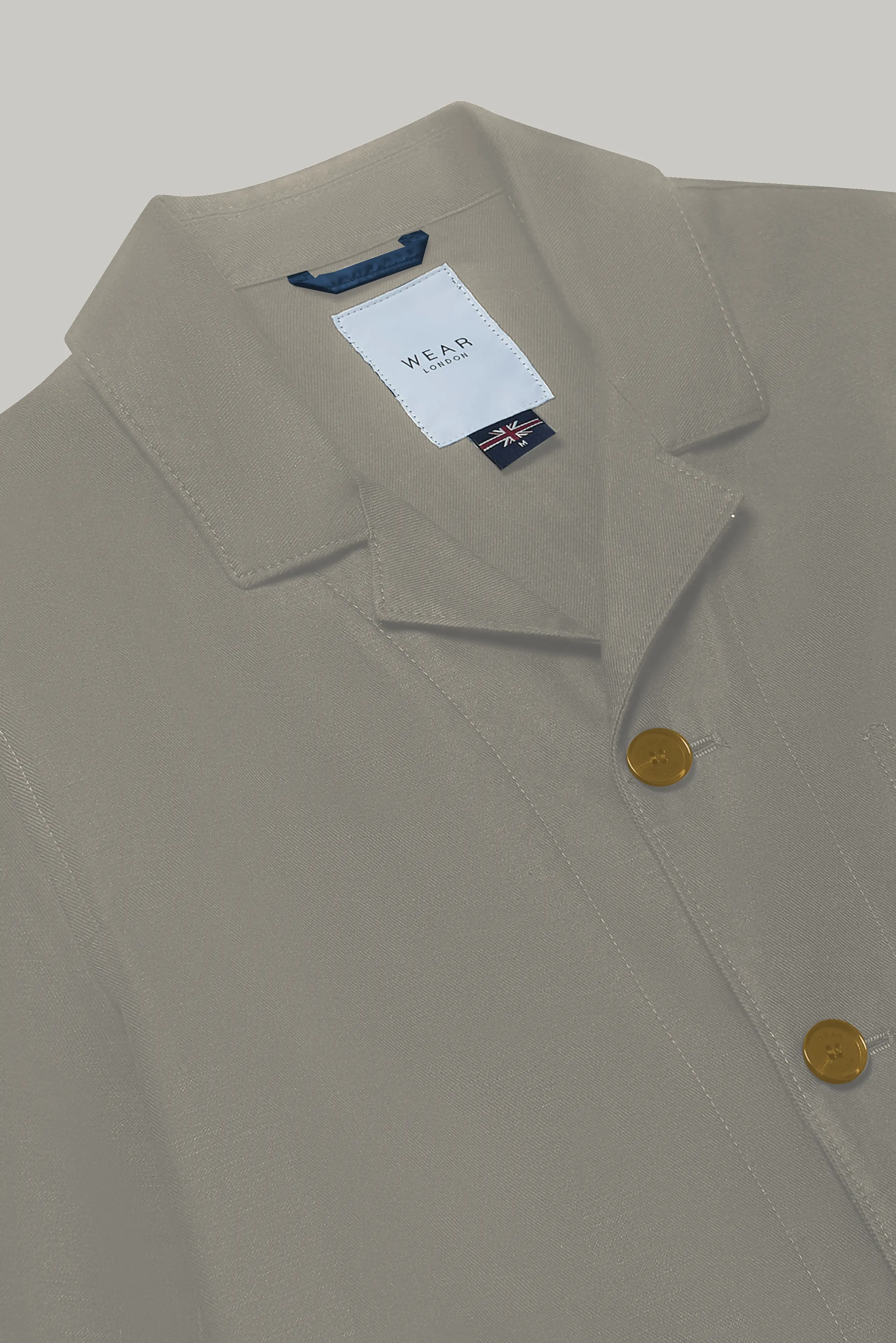 Tuxford Casual Blazer - Mushroom Comfort Stretch - Image 3
