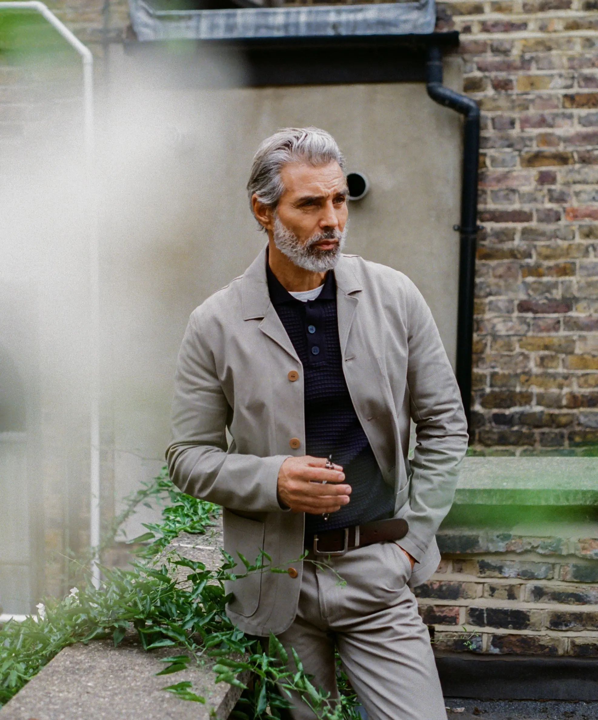 Tuxford Casual Blazer - Mushroom Comfort Stretch - Image 6