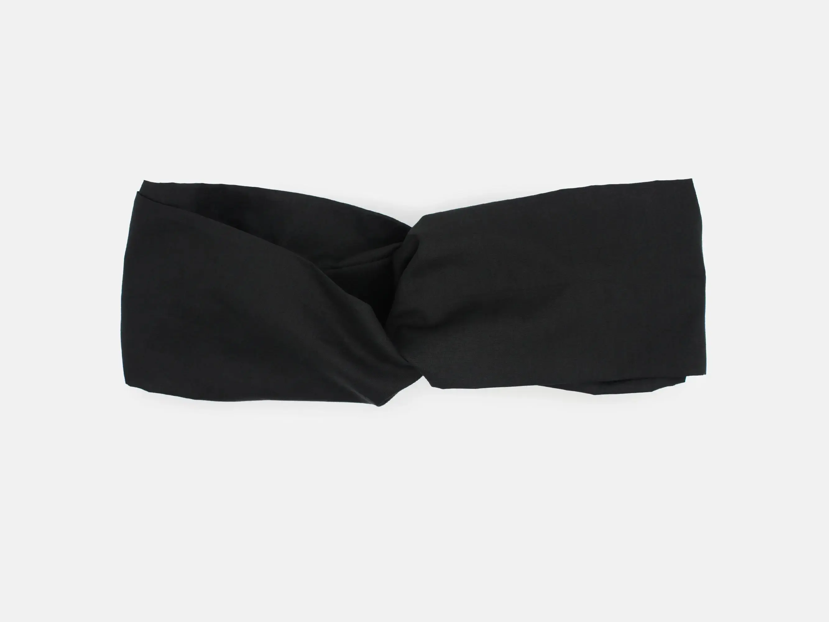 Liberty Black F Print Twist Headband - Image 6