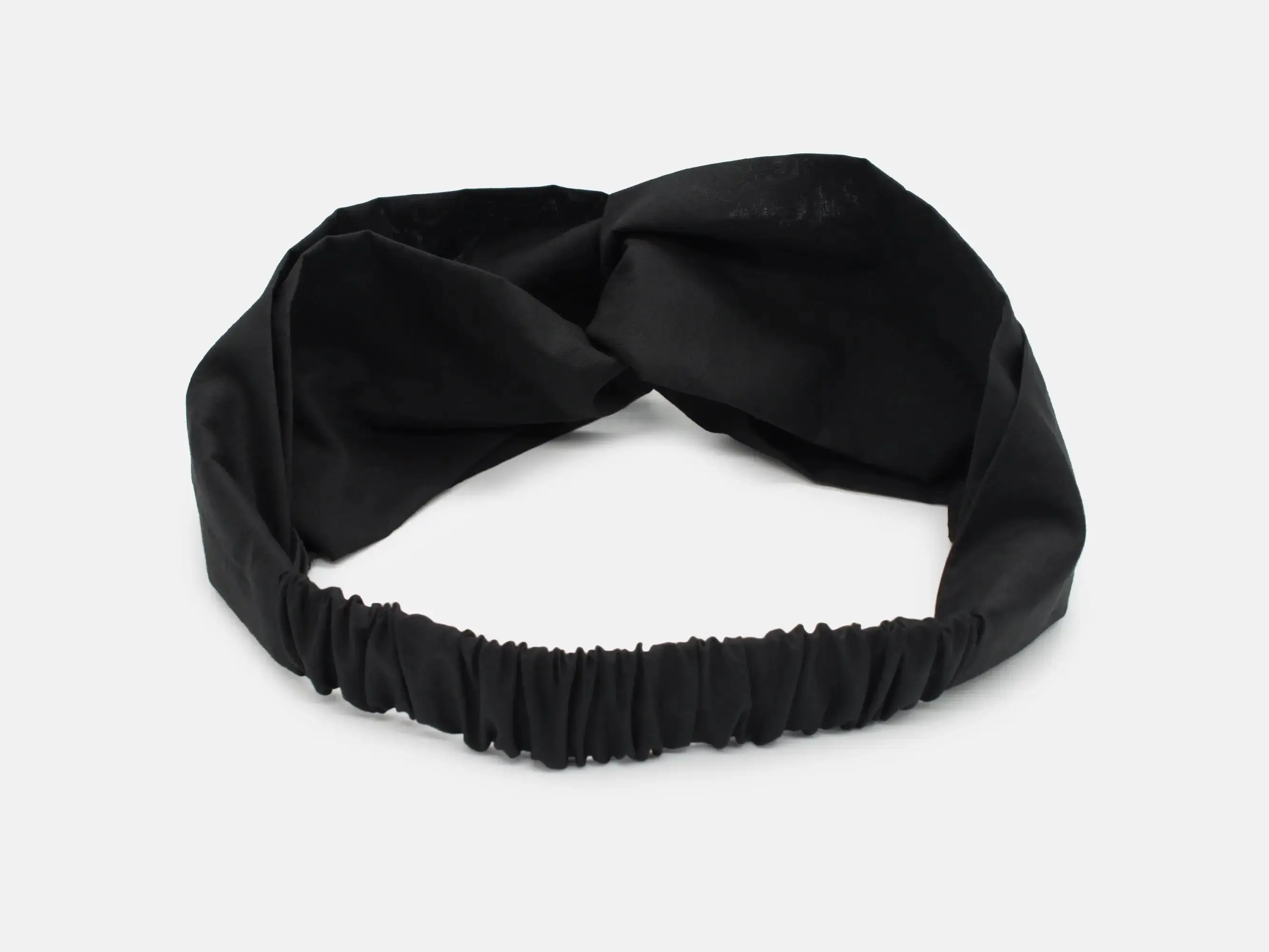 Liberty Black F Print Twist Headband - Image 7