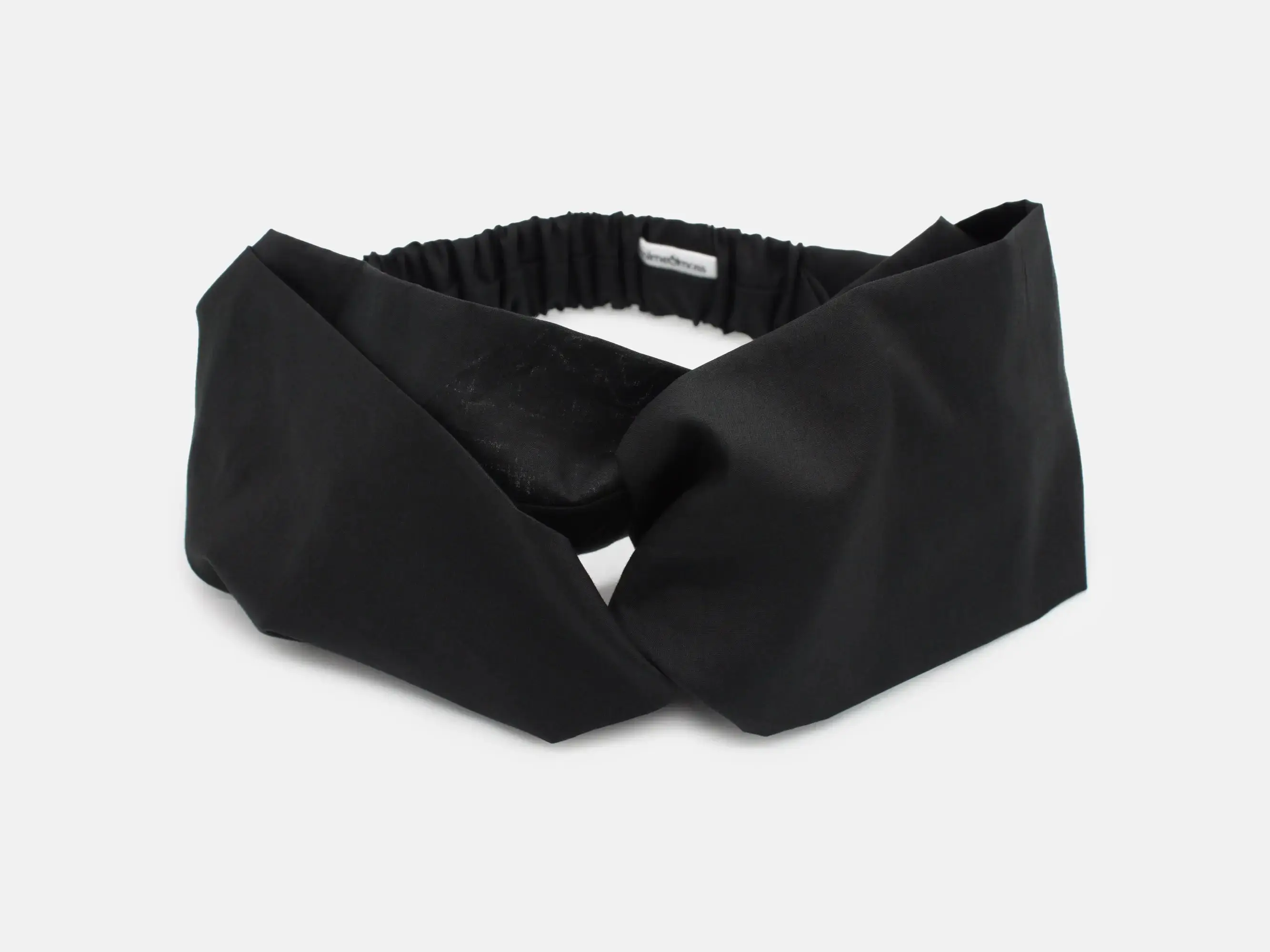 Liberty Black F Print Twist Headband - Image 8