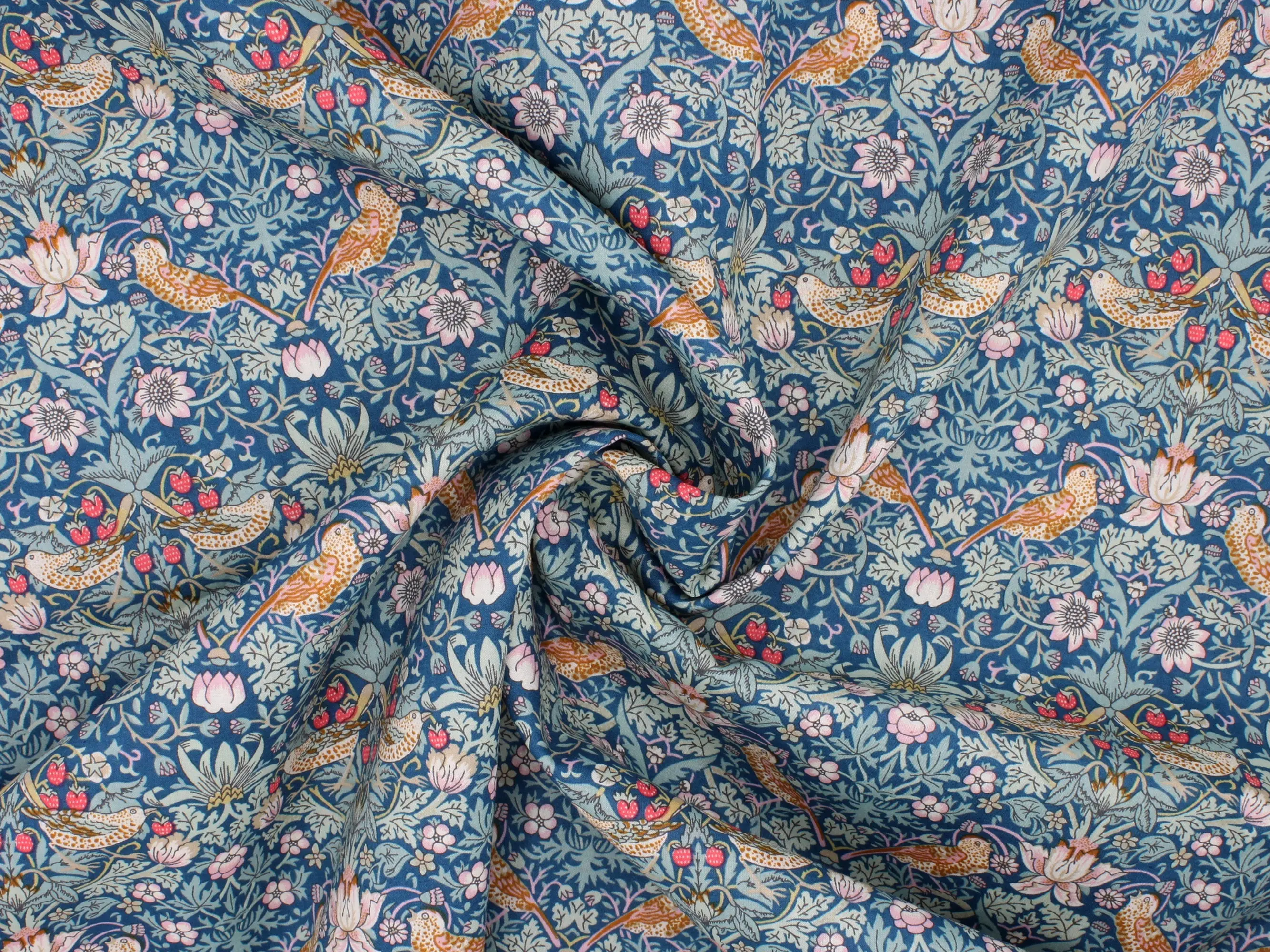 Liberty Strawberry Thief P Print Twist Headband - Image 4