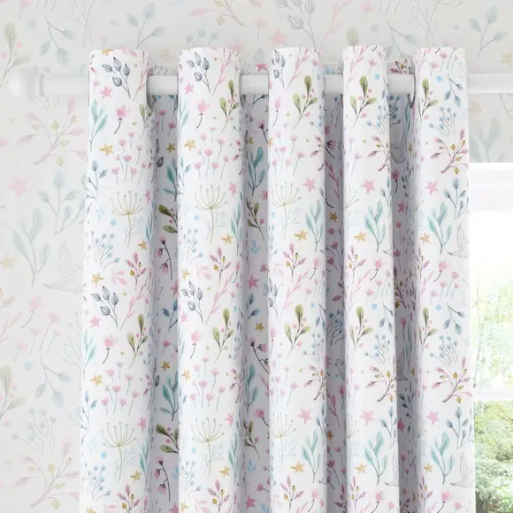 Unicorn Enchanted Blackout Eyelet Curtains