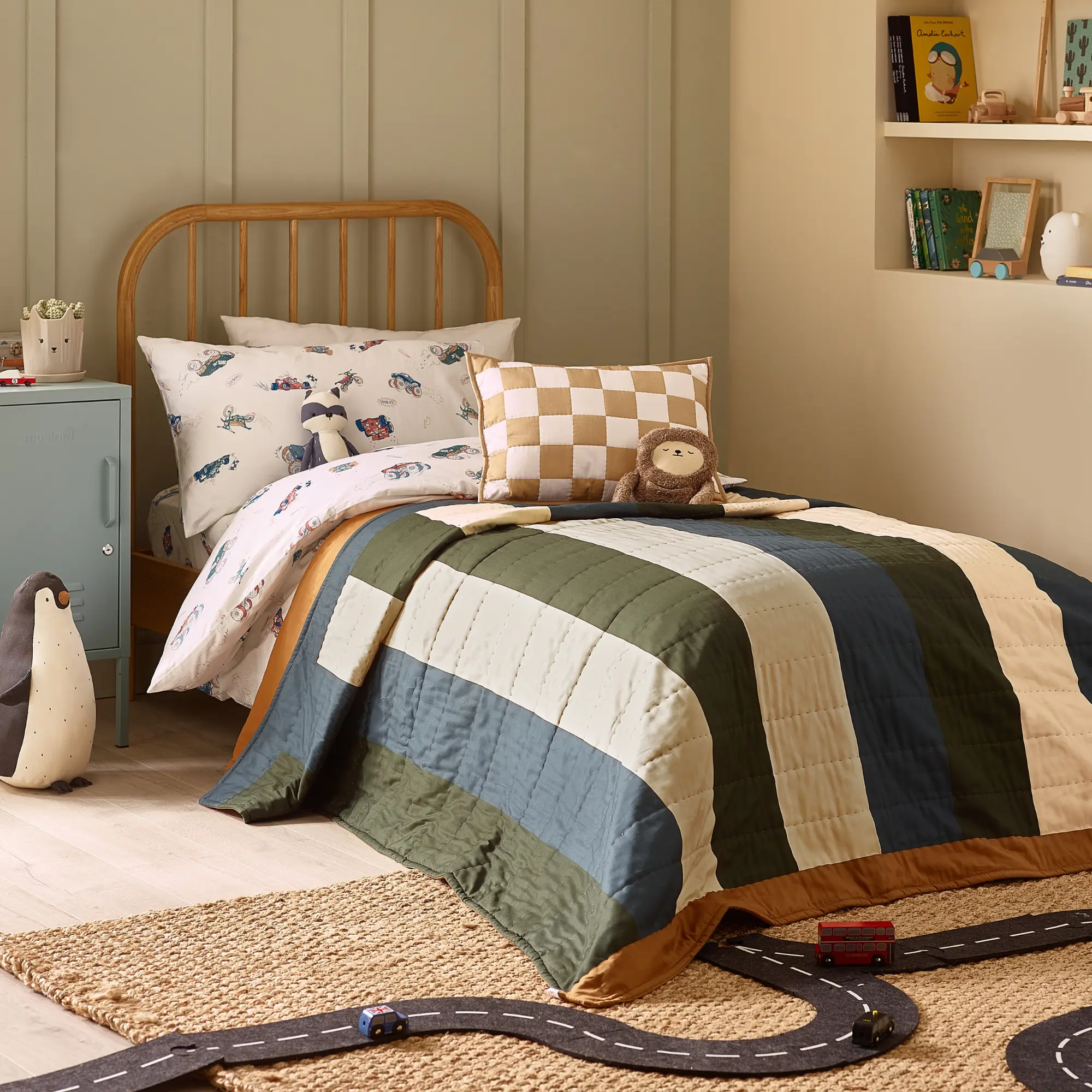 Vehicles Organic Cotton Quilt - Image 3