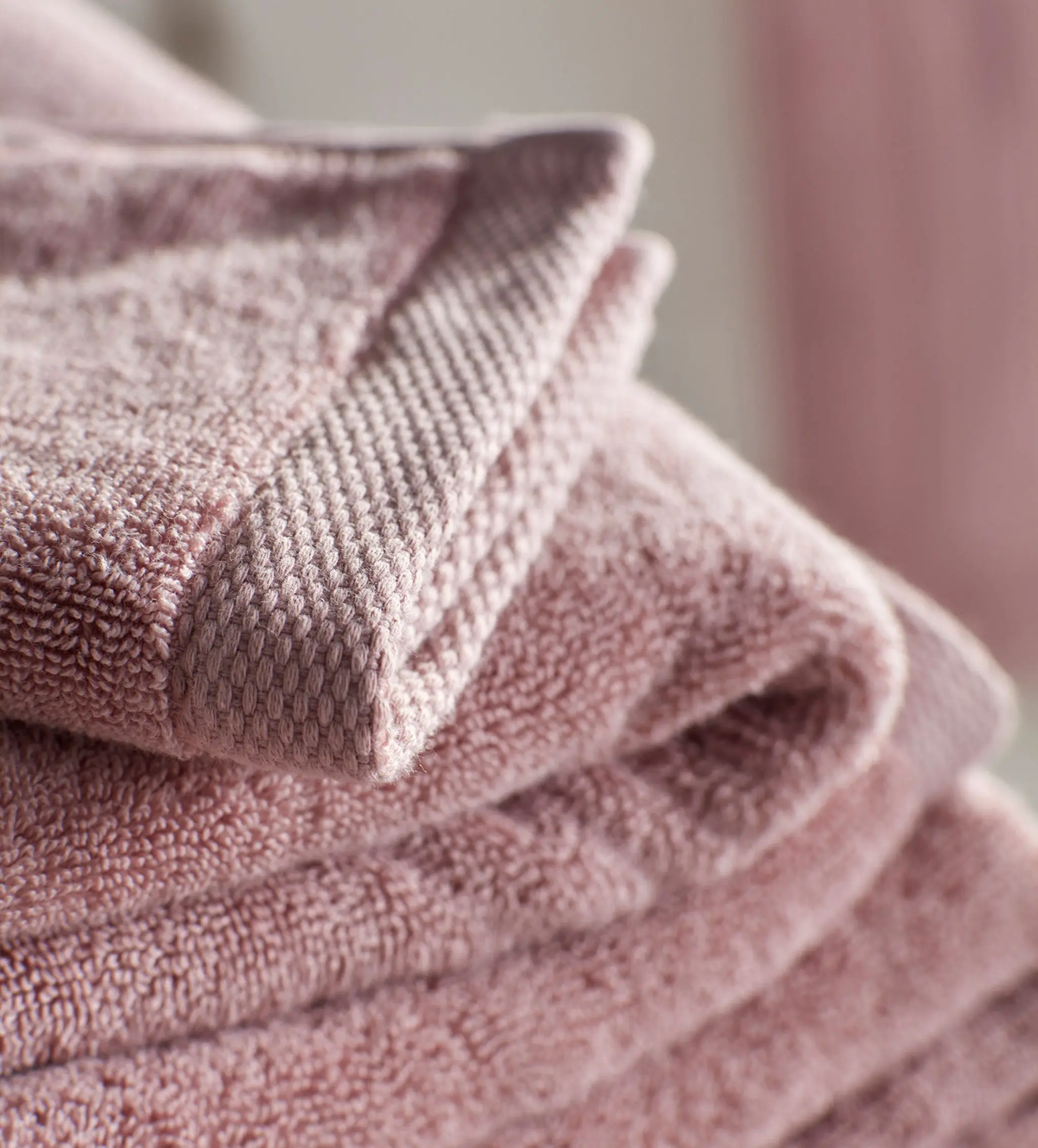 Vintage Rose Luxury Organic 100% Cotton Towels
