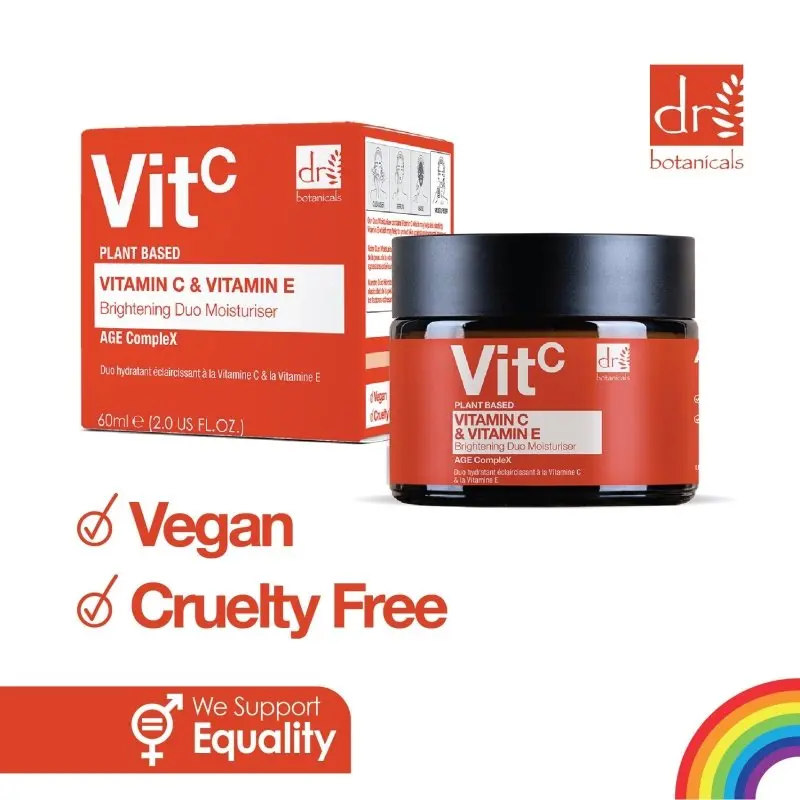 Vitamin C 1% & Vitamin E Brightening Duo Moisturiser 60ml - Image 4