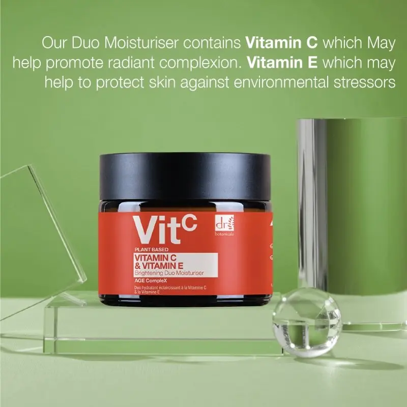 Vitamin C 1% & Vitamin E Brightening Duo Moisturiser 60ml - Image 5