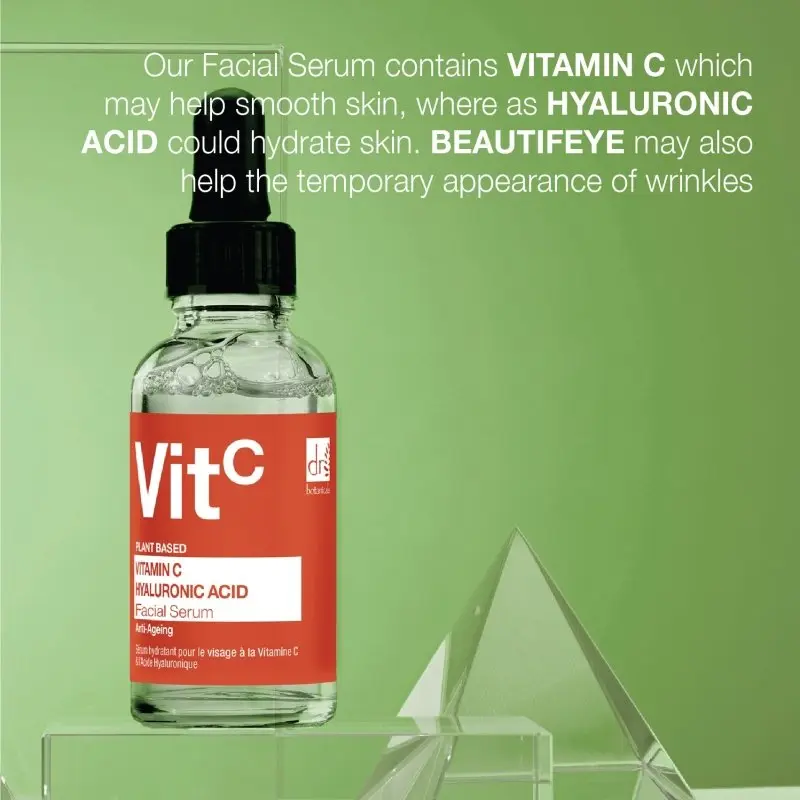 Vitamin C 5% & Hyaluronic Acid 2% Hydrating Facial Serum 30ml - Image 5