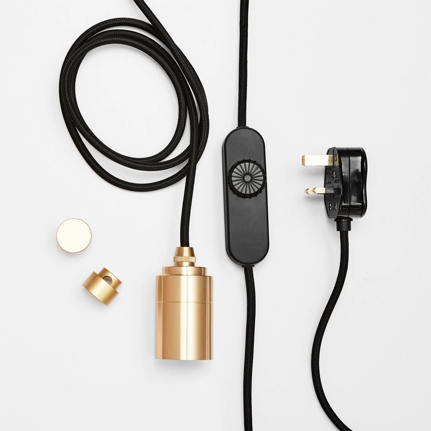 Voronoi I Plug-In Pendant in Brass - Image 8