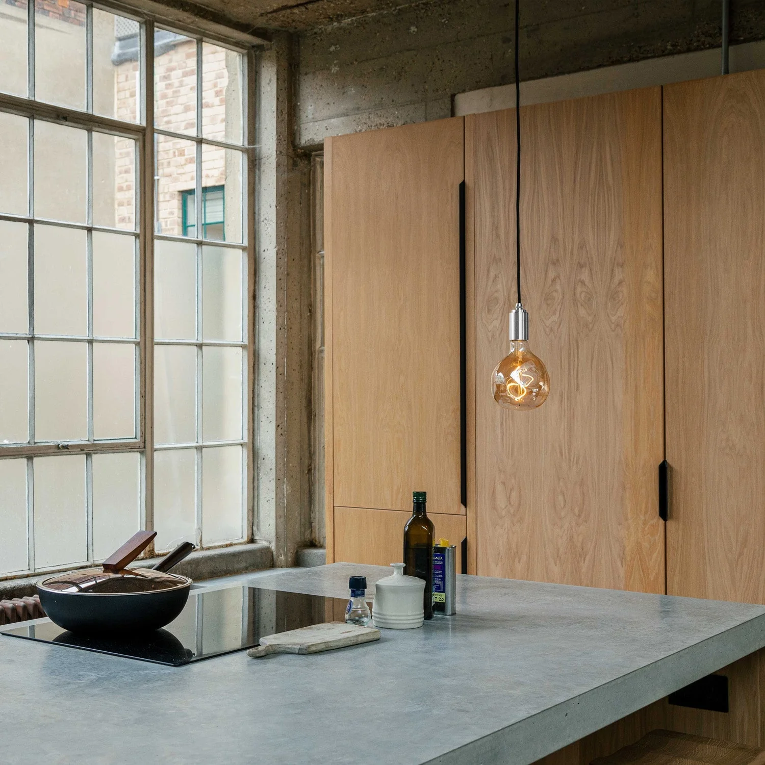 Voronoi I Plug-In Pendant Light in Stainless Steel - Image 3