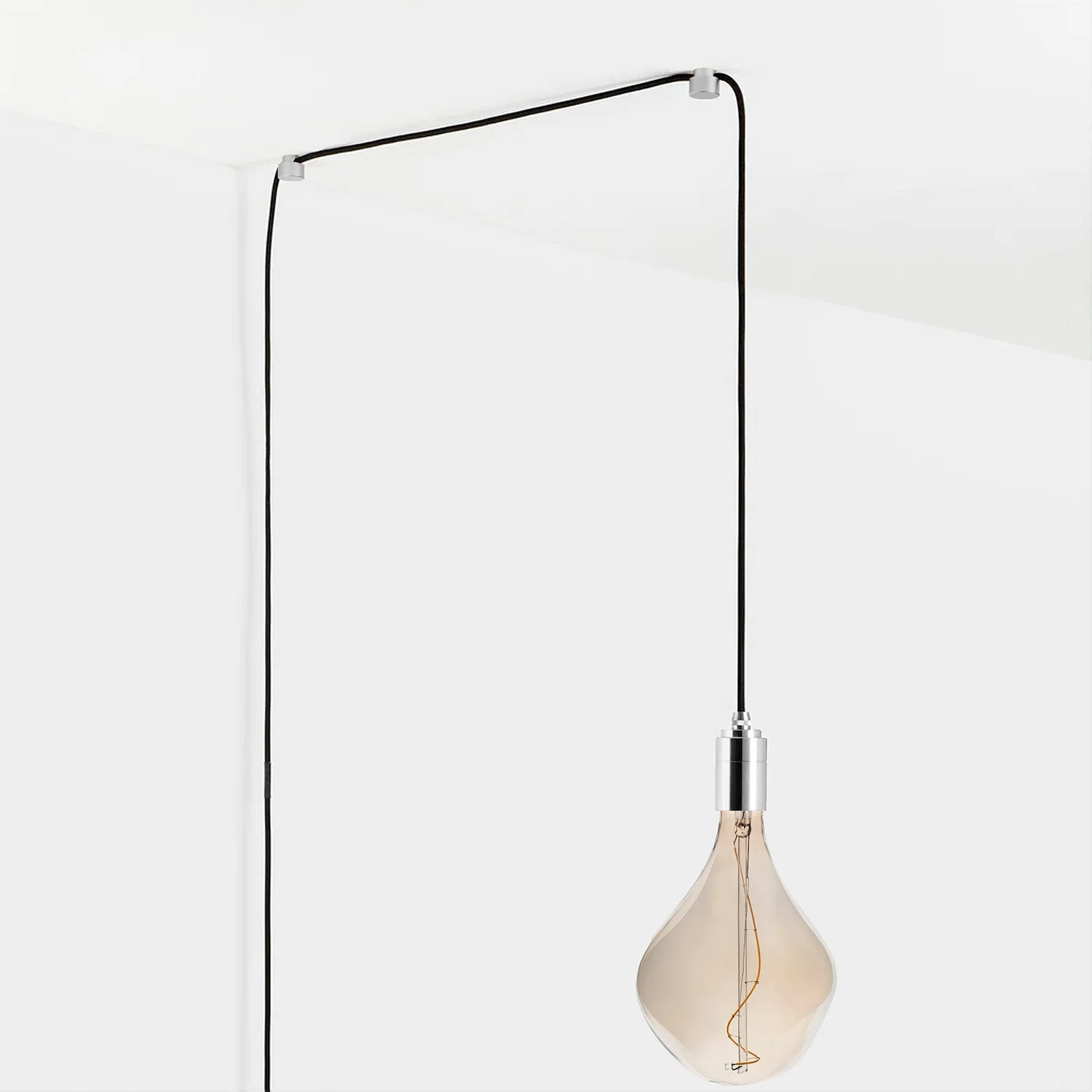 Voronoi II Plug-In Pendant Light in Stainless Steel - Image 7