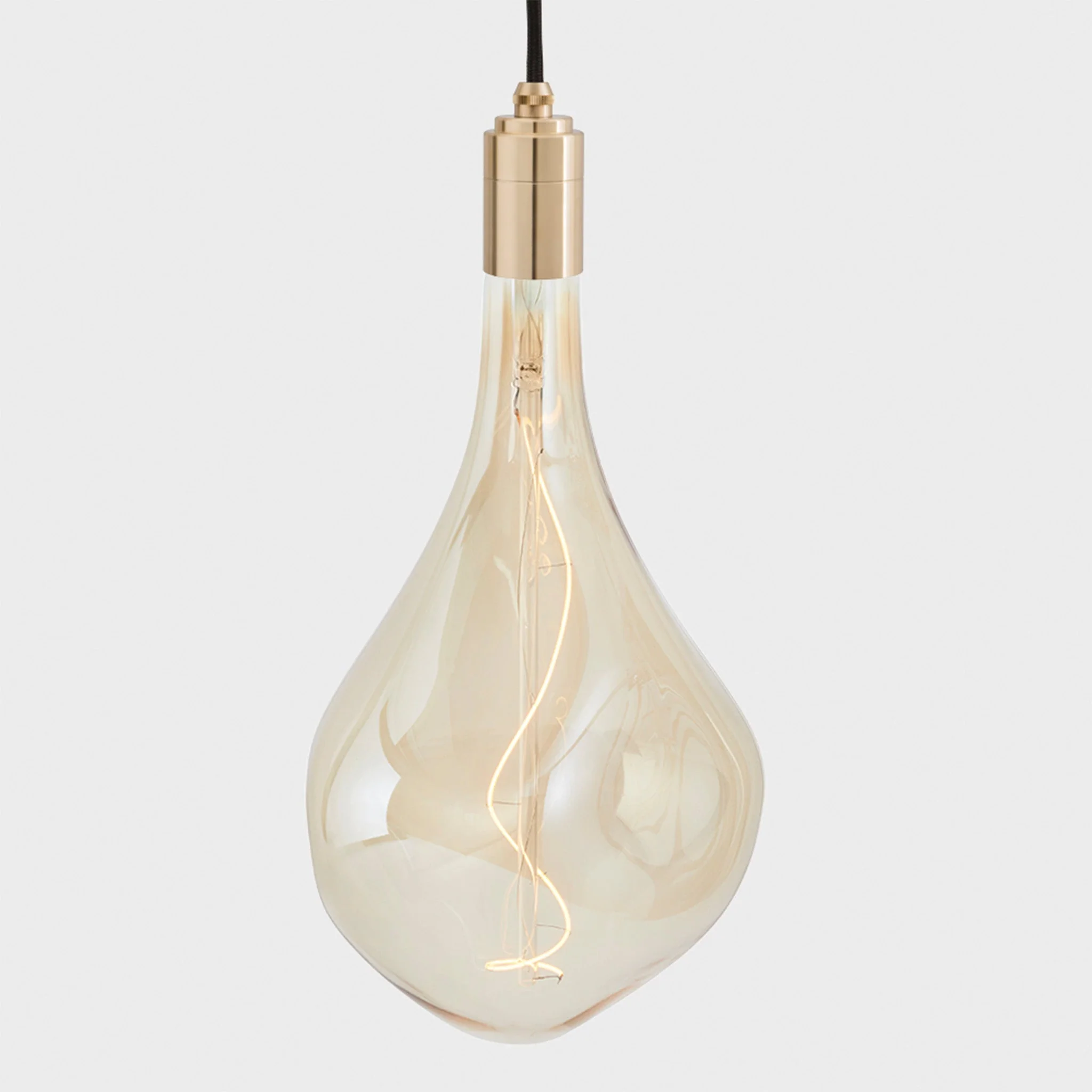Voronoi III Pendant Light in Brass