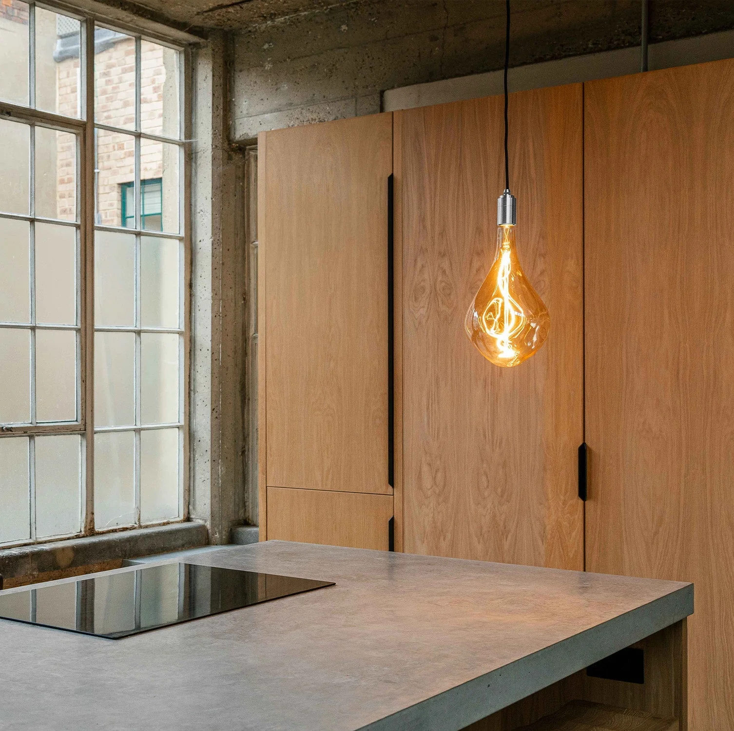 Voronoi III Plug-In Pendant Light in Stainless Steel - Image 2