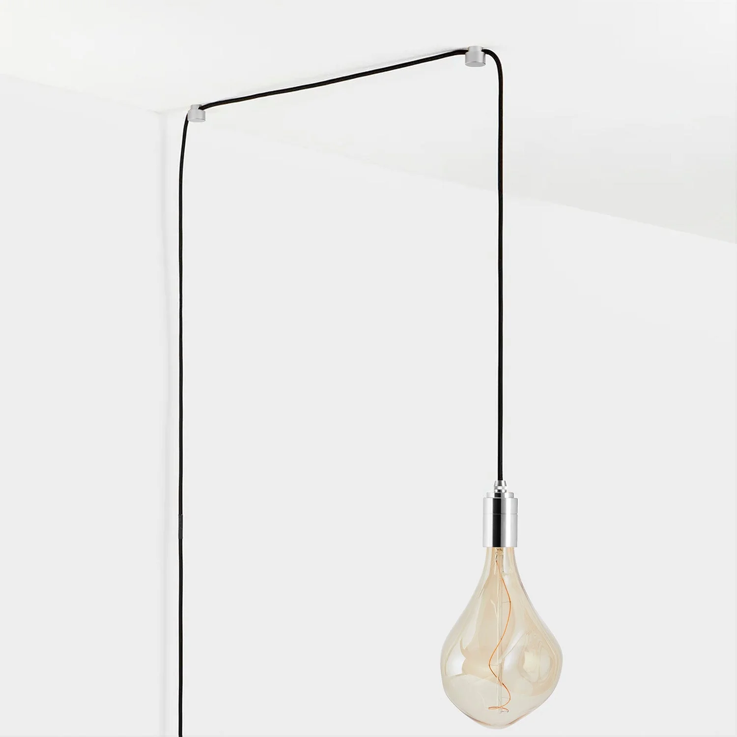 Voronoi III Plug-In Pendant Light in Stainless Steel - Image 7