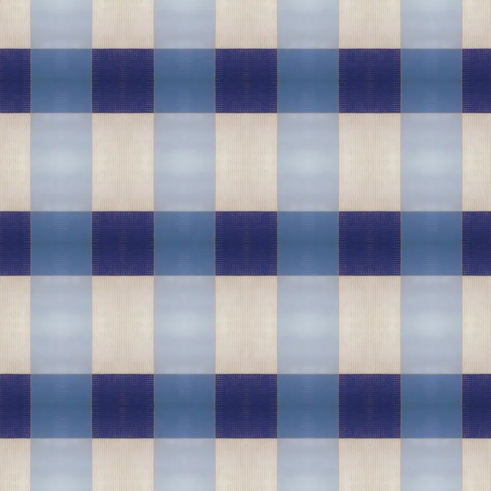 Wallpaper Blue Gingham - £37.50 per sq metre - Image 2