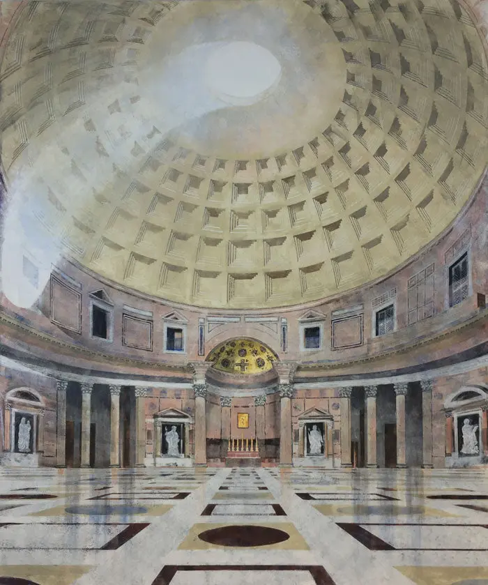Wallpaper Mural of the Pantheon Dome - £50 per sq metre. - Image 3