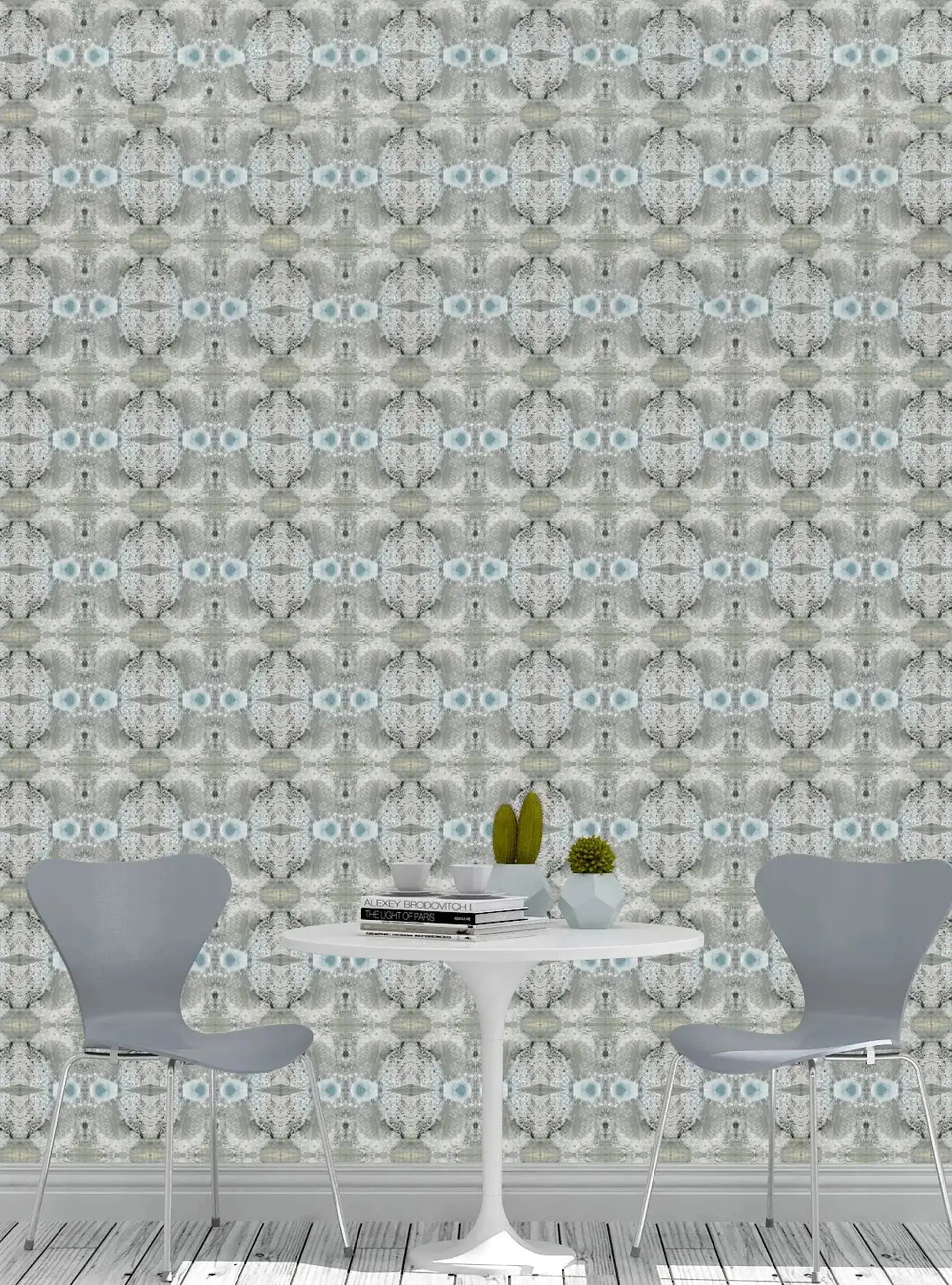 Wallpaper White Veil - £37.50 per sq metre