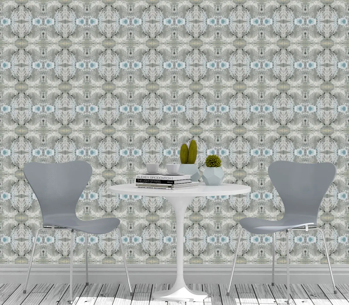 Wallpaper White Veil - £37.50 per sq metre - Image 7
