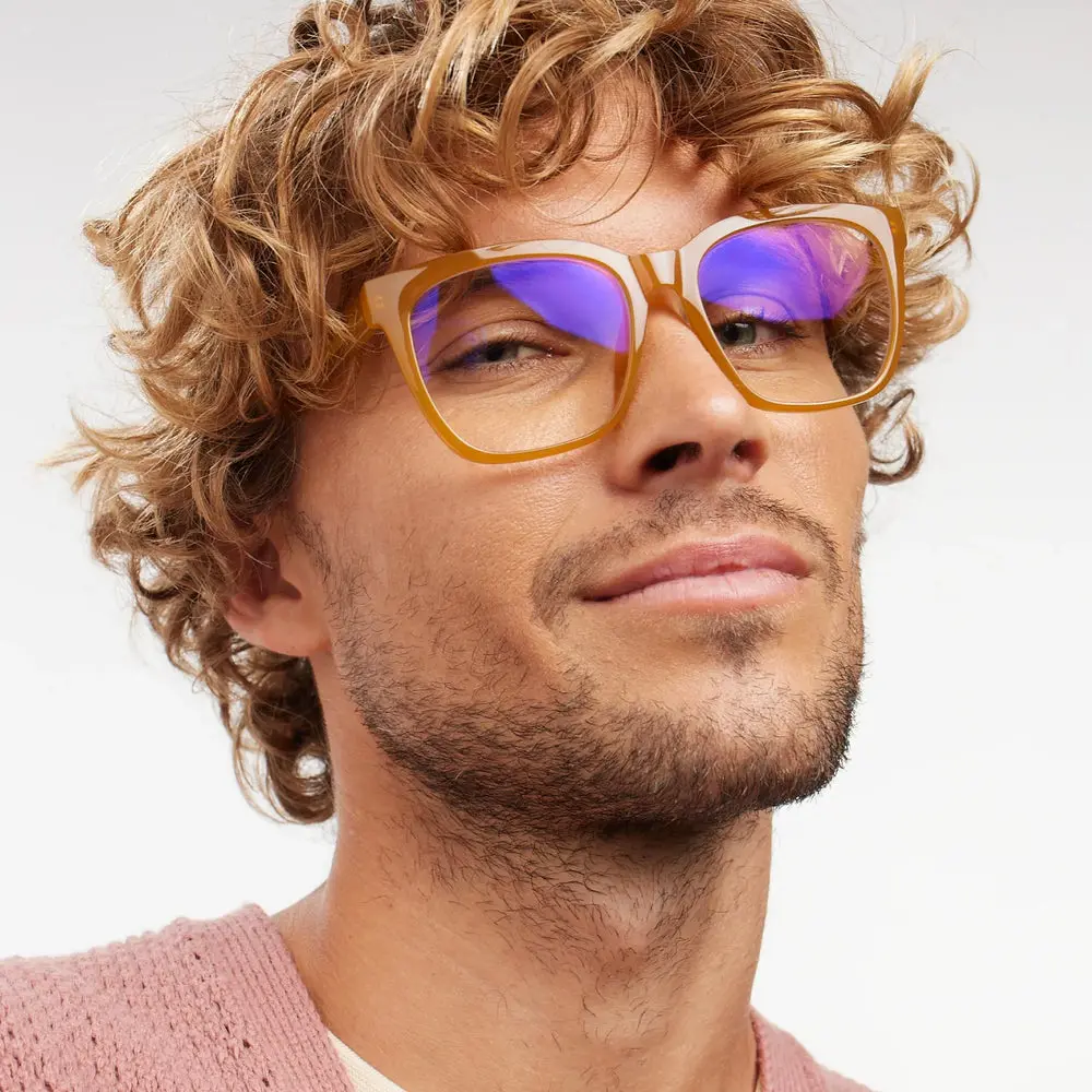 Warm Apricot Shawn Glasses - Image 2