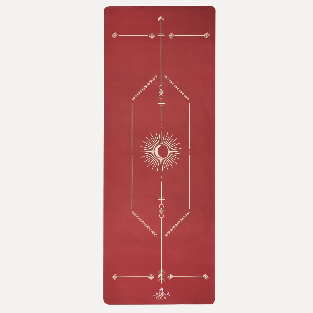 Warrior Red Velvet - Sustainable Yoga Mat - Image 10