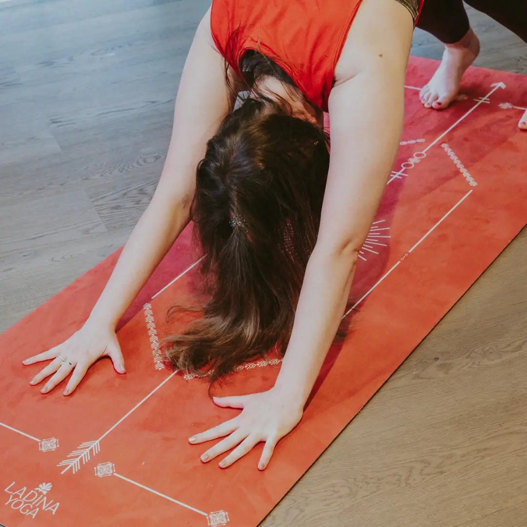 Warrior Red Velvet - Sustainable Yoga Mat - Image 11