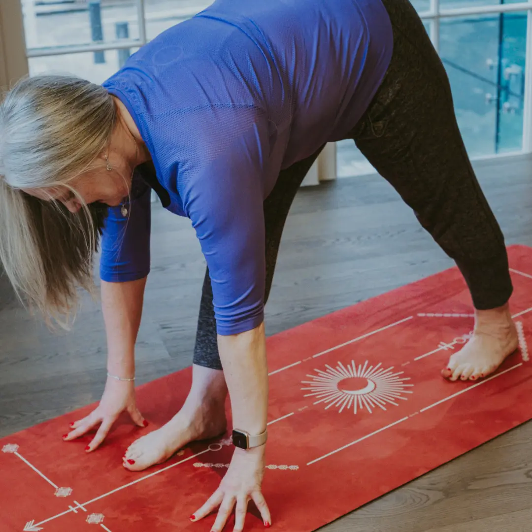 Warrior Red Velvet - Sustainable Yoga Mat - Image 12
