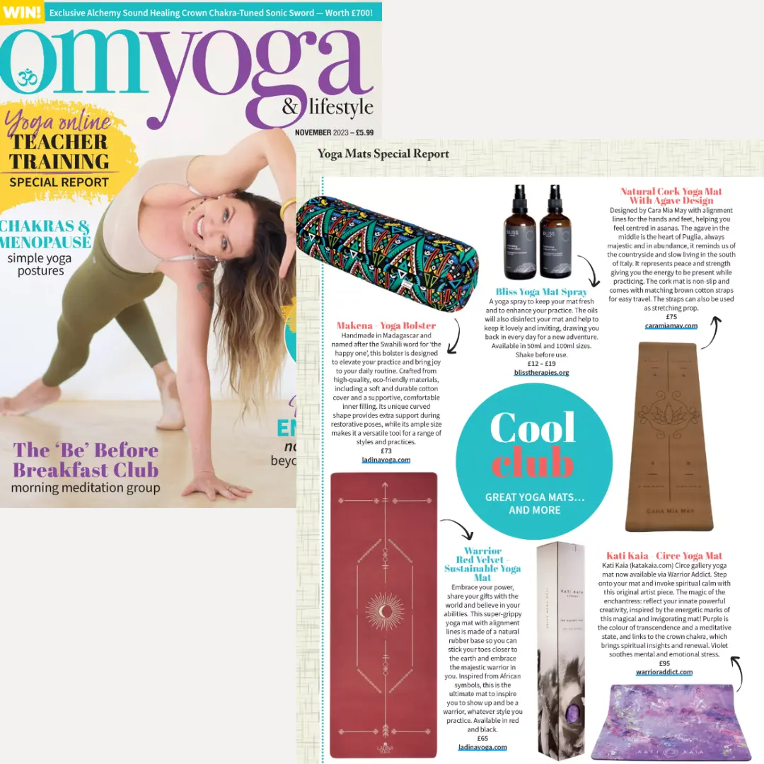 Warrior Red Velvet - Sustainable Yoga Mat - Image 14
