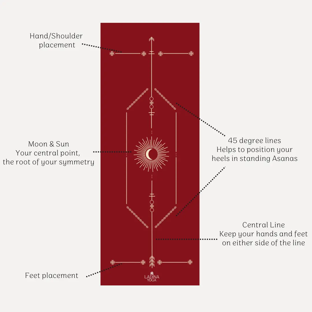 Warrior Red Velvet - Sustainable Yoga Mat - Image 6