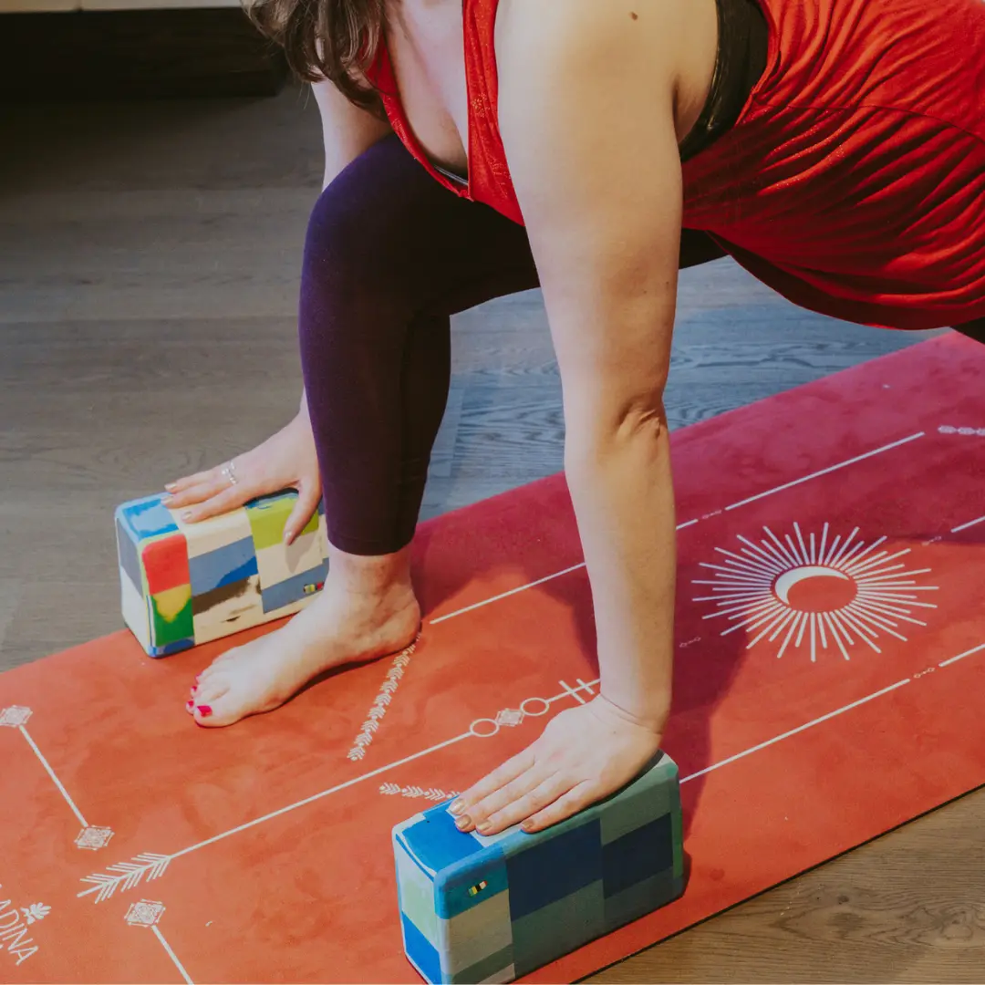 Warrior Red Velvet - Sustainable Yoga Mat - Image 9