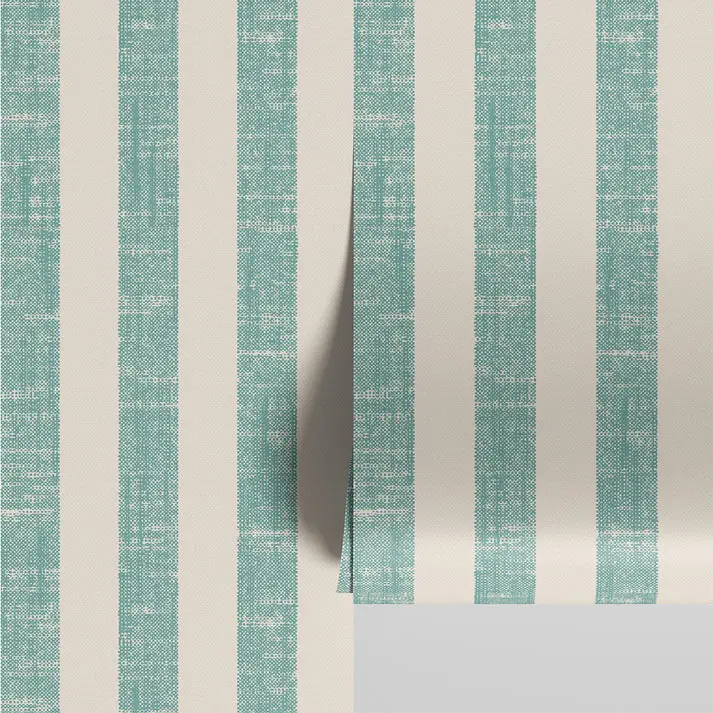 Wasabi Pembroke Stripe Wallpaper - Image 3