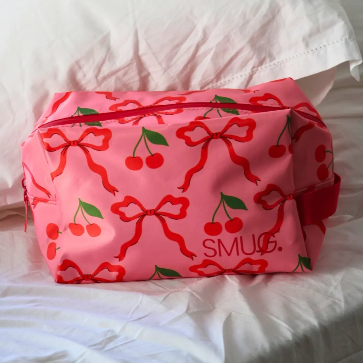 Red Cherries Wash Bag - Image 4