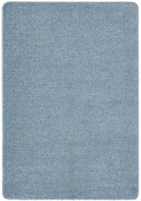 Washable Blue Shaggy Rug