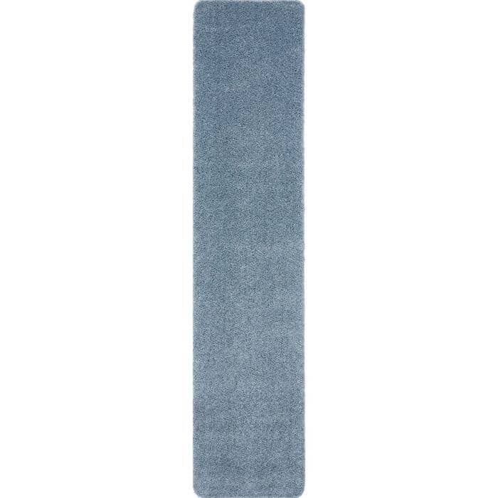 Washable Blue Shaggy Rug - Image 5