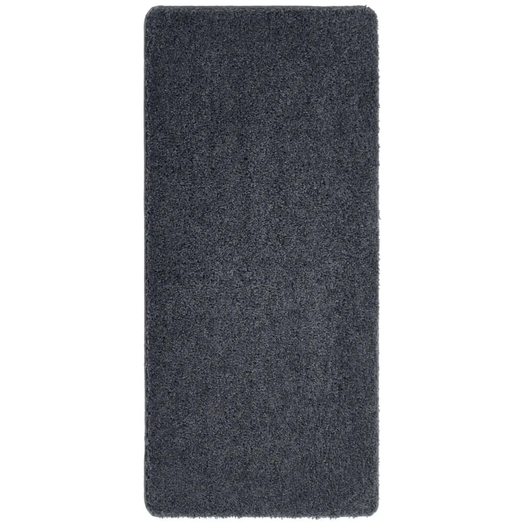Washable Charcoal Shaggy Rug - Image 5