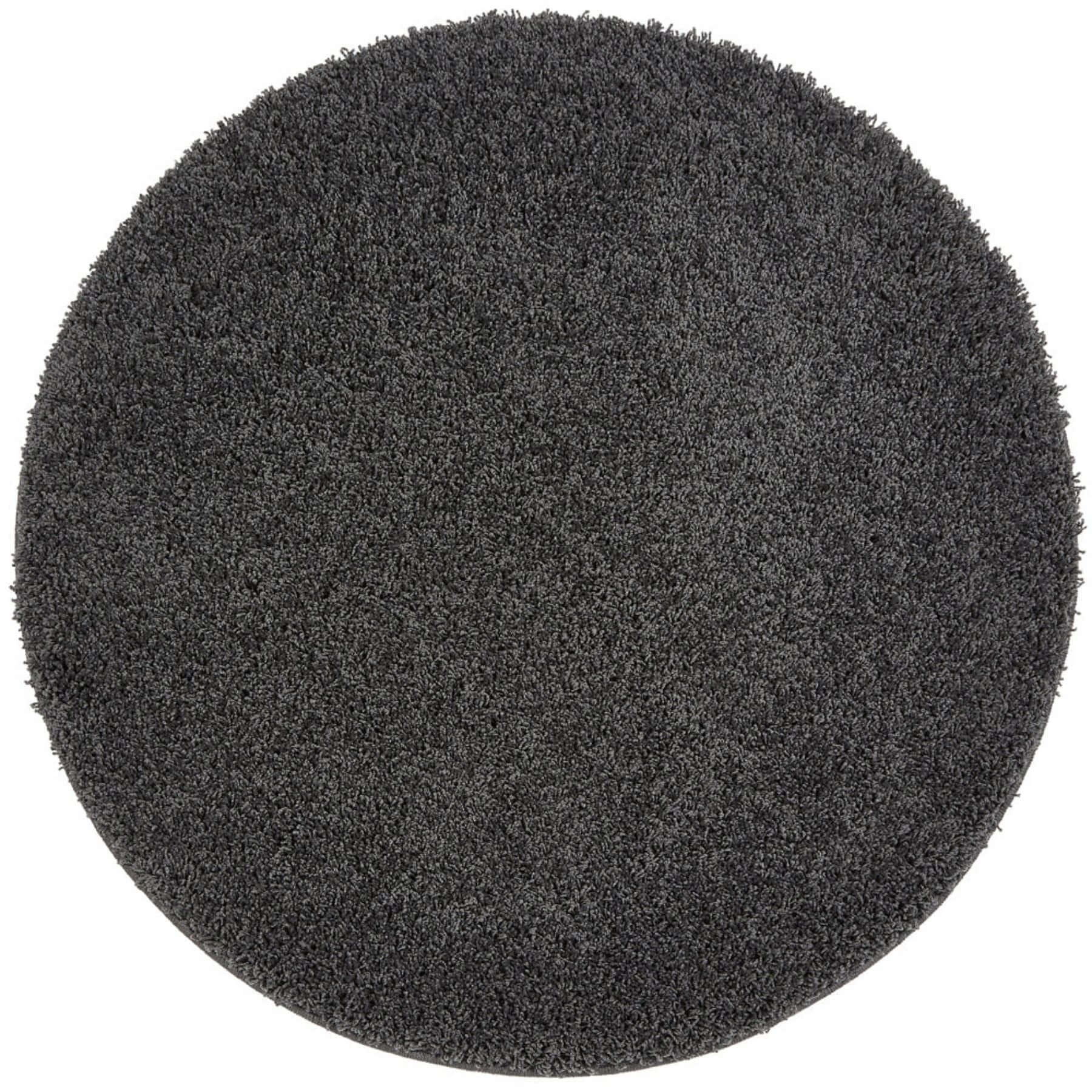 Washable Charcoal Shaggy Rug - Image 9
