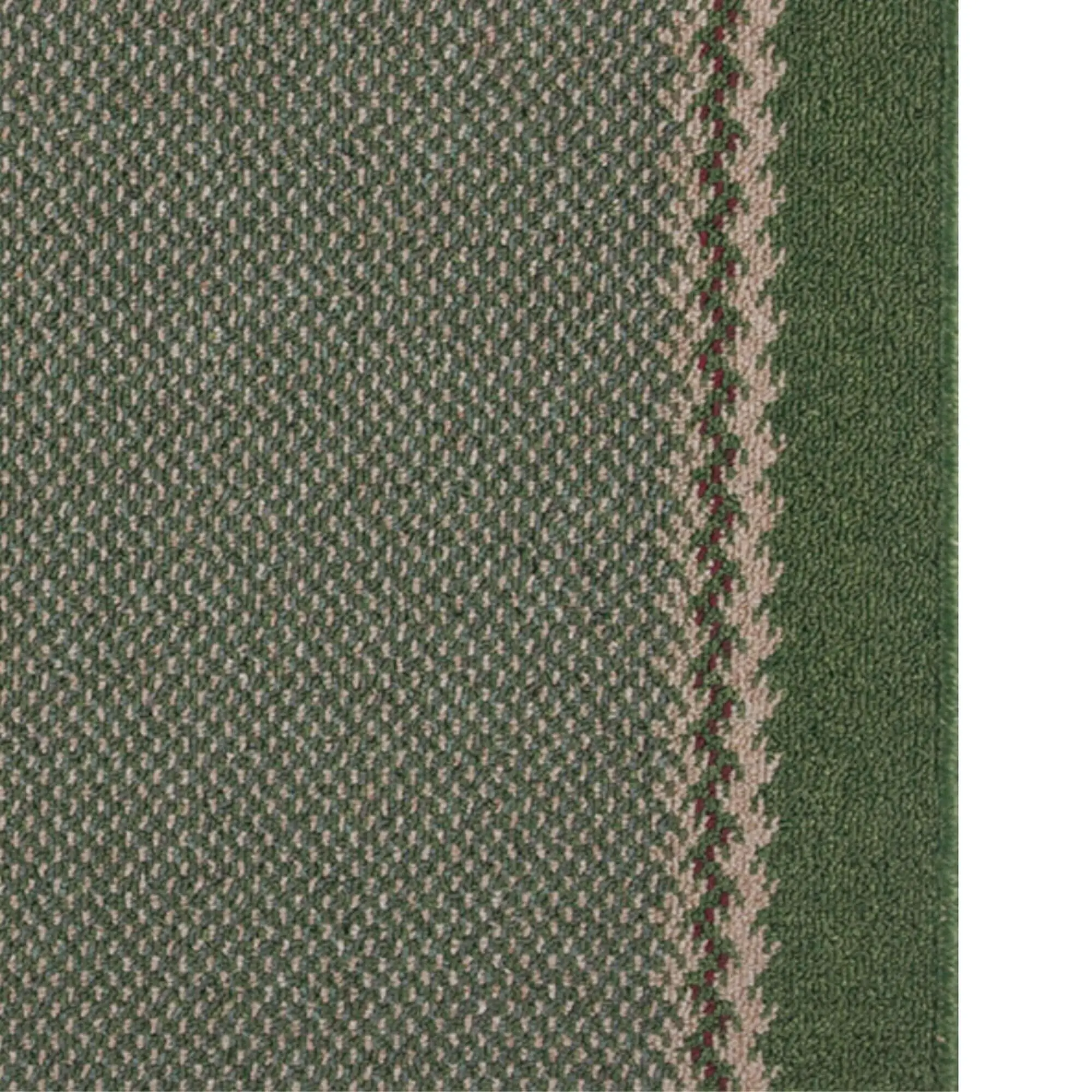 Washable Designer Bordered Green Rug | 116Gr - Image 2
