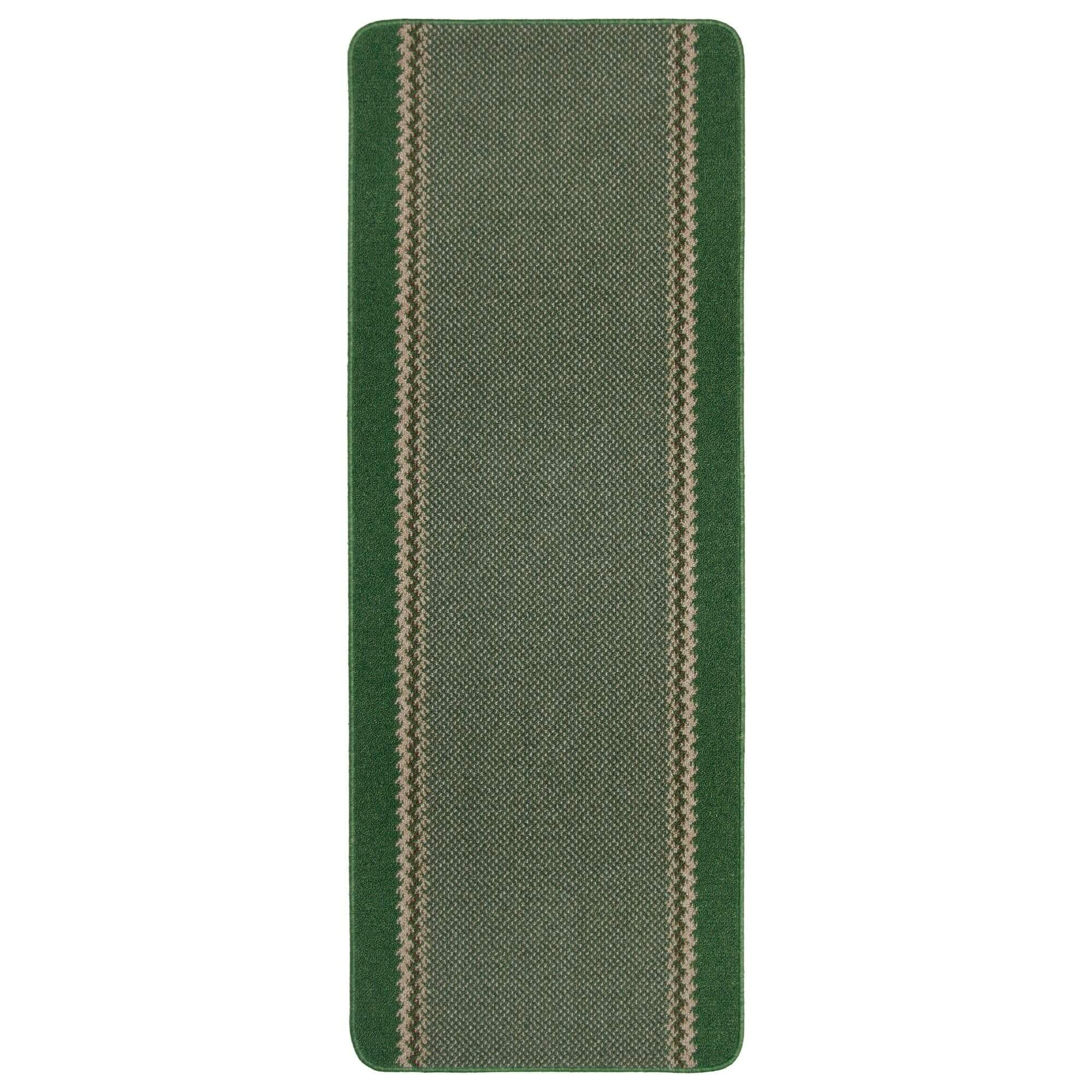Washable Designer Bordered Green Rug | 116Gr - Image 4